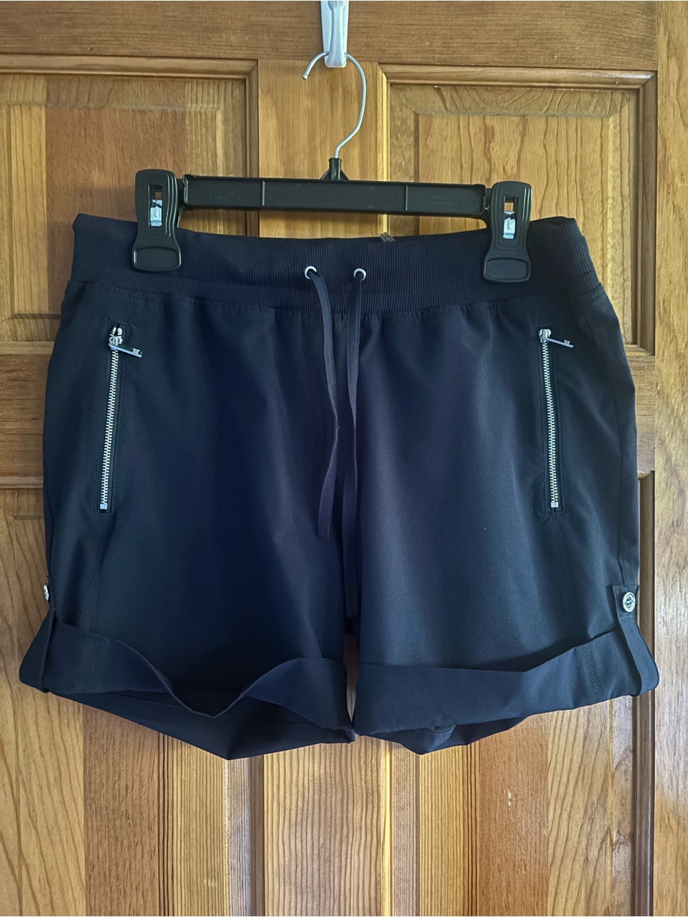 $10 SUNDAY SPECIAL Ivanka Trump Navy Drawstring Shorts with Zip Pockets